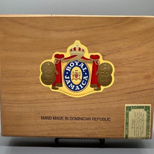 Royal Jamaican Wood Cigar Box