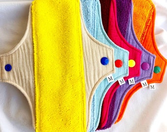 Organic Bamboo Reusable Menstrual Pad | Soft Cloth Period Pad