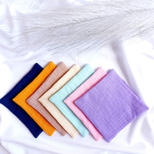 Reusable Muslin Face Cloths: Soft Cotton Wipes for Sensitive Skin