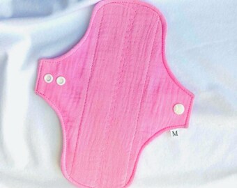 Soft Cotton Muslin Cloth Pads| Reusable Colorful Period Care