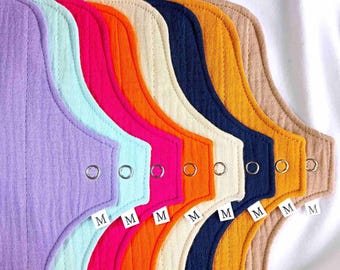 Organic Muslin Cotton Reusable Pad: Ultra-Absorbent Sustainable Period Care