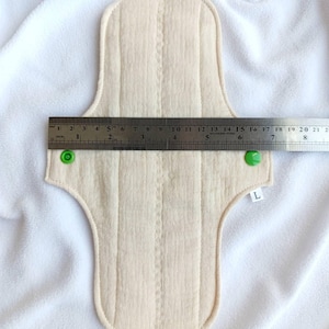 Organic Reusable Cloth Period Pad- Soft Bamboo Cotton, Washable, Heavy Flow image 18