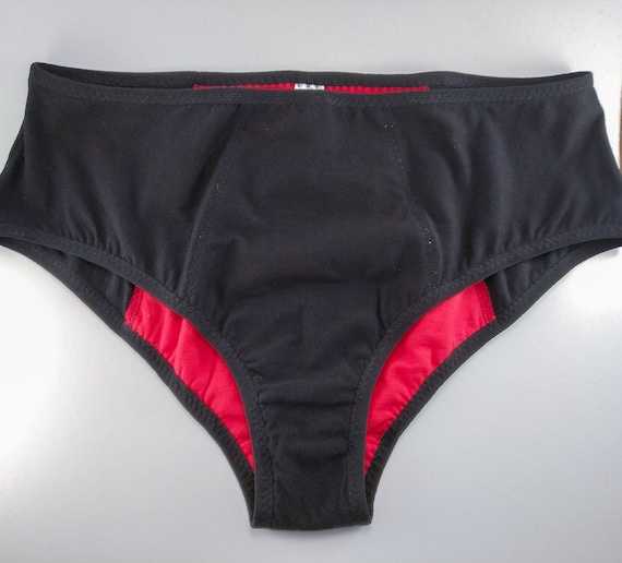 Period Underwear Black Absorbent Period Panties, Leak Proof