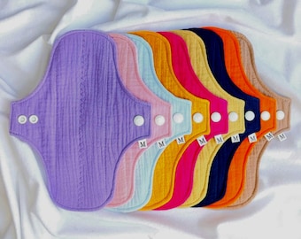 Reusable Muslin Pads for Women: Eco-Friendly Cotton Period Solution
