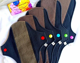 Reusable Bamboo Charcoal Cloth Pads: Eco-Friendly Period Care