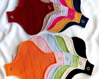 Reusable Muslin Cotton Pantyliner: Breathable Thin Cloth Pad
