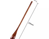 Long handle wooden spoon Handmade wooden tea stirring spoon iced tea mixing spoon