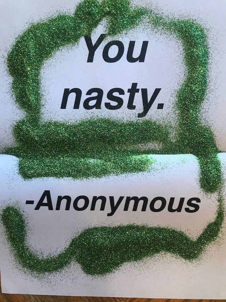Glitter Bomb Prank Card Revenge Send Anonymously Etsy