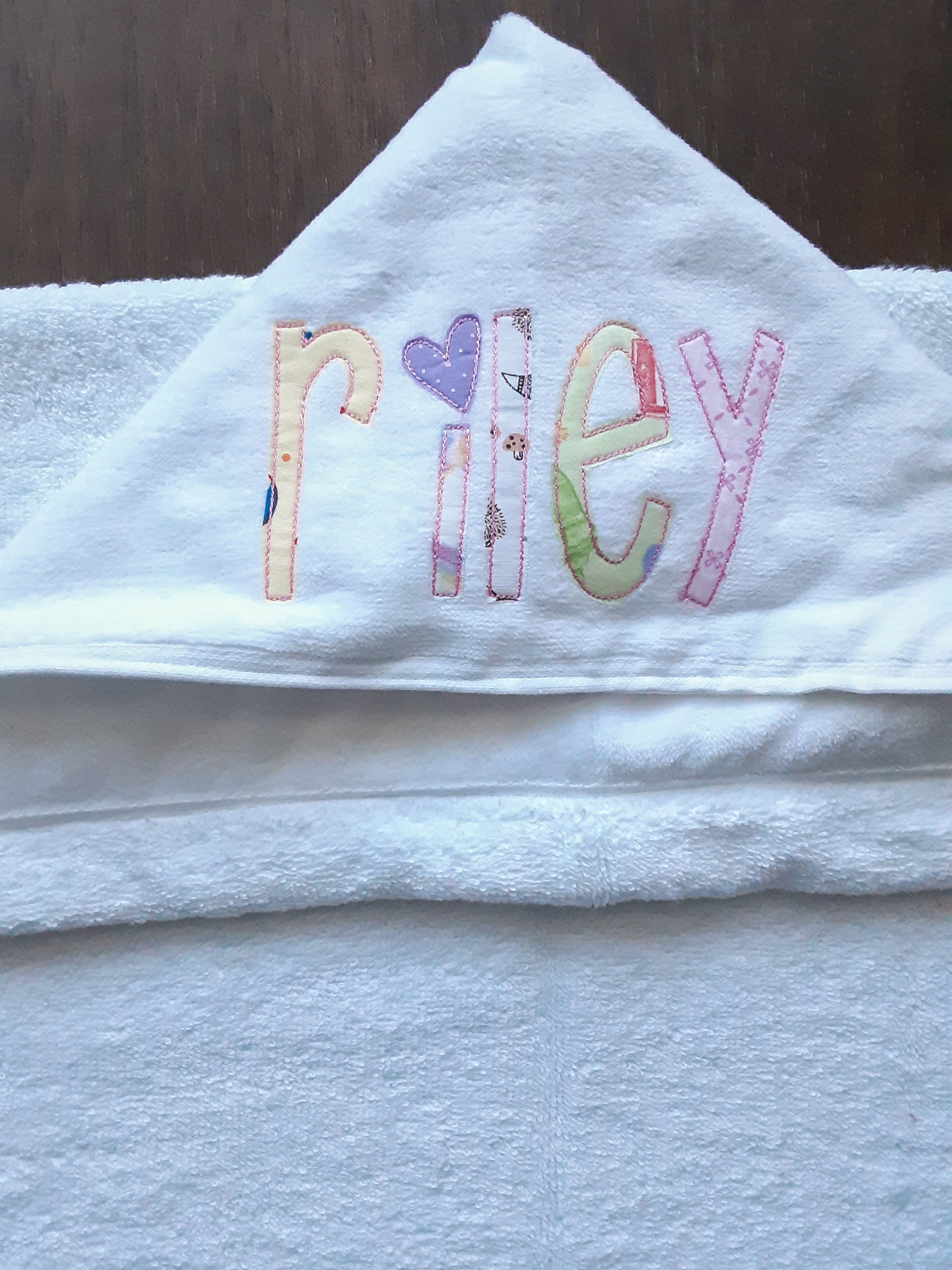 🎀Free Personalization🎀Personalized Hooded Towel for Baby, Baby Beach Towel, Baby Bath Towel, Custom Towel, Gift for New Baby, Gift for Boy or Girl