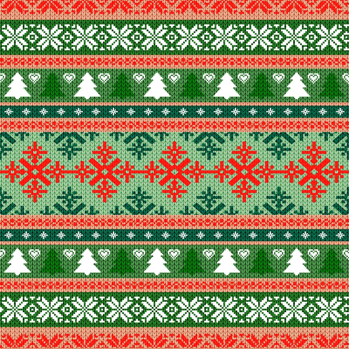 Christmas Sweater Wrapping Paper 