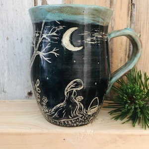Herb Gathering Mug   (Made to Order)