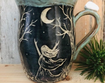 Witch Moon Mug  (Made to Order)