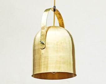 Brass Ceiling Lamp * Brass Pendant Lamp * Bell Lamp * Hanging Lamp * Loft Lamp * Handmade Hammered Lamp Brass Kitchen Top lamp Shade Brass