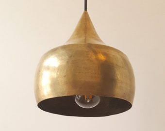 Brass Ceiling Lamp * Brass Pendant Lamp * Bell Lamp * Hanging Lamp * Ethnic Pendant Light * Handmade Hammered Lamp Brass * Shade Brass