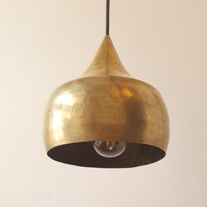 Brass Ceiling Lamp * Brass Pendant Lamp * Bell Lamp * Hanging Lamp * Ethnic Pendant Light * Handmade Hammered Lamp Brass * Shade Brass