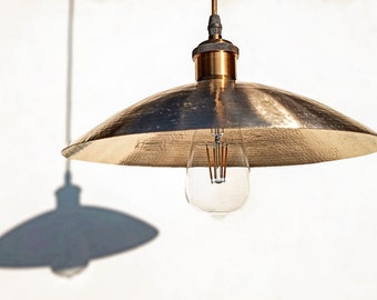 Kitchen Light fixture Hand-Carved Brass Pendant Lamp BrassIndustrial lamp Brass Kitchen Lamp Shade Brass Lighting Pendant