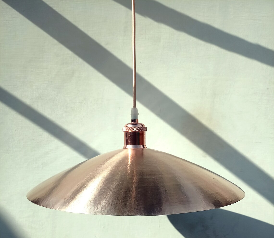 Copper Pendant Lamp Copper Pendant Light Copper Hanging Lamp Industrial ...