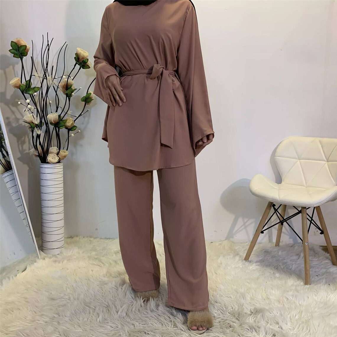abaya top and trousers