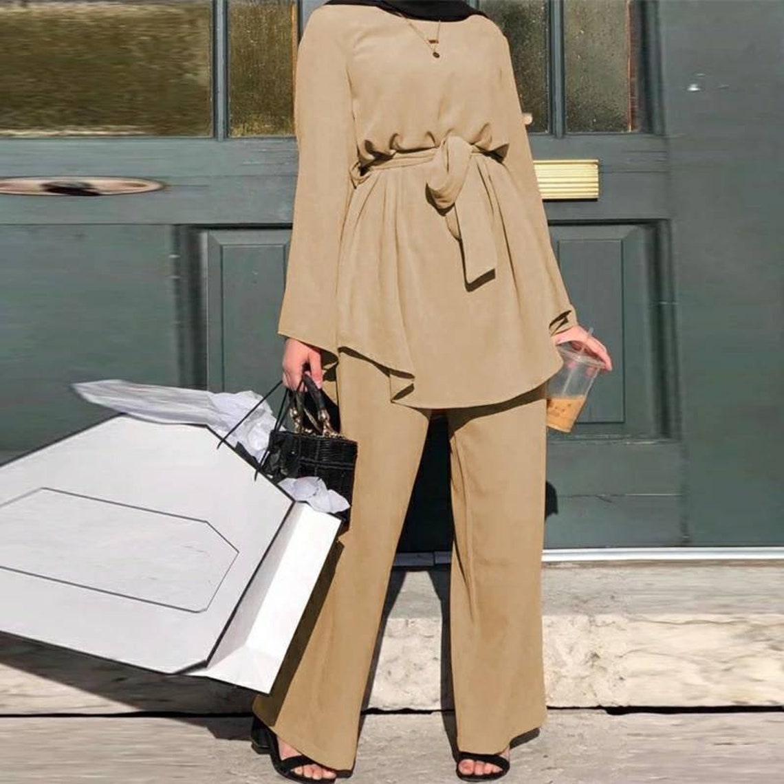 abaya top and trousers