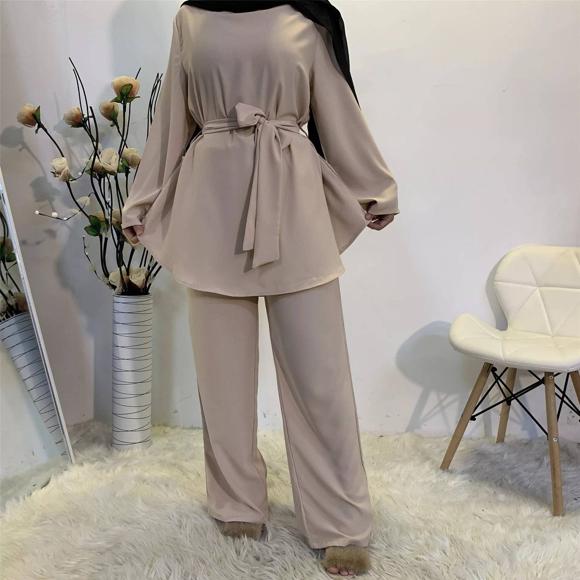 abaya top and trousers