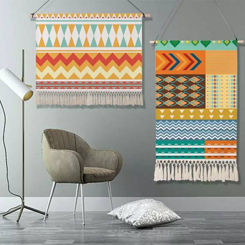 Tentures Tapisseries Murales Style Bohème Ethniques Maroc Orient Berbère Chaleureux Décoration Mural