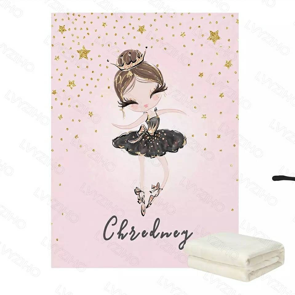 Couverture Personnalisée Prénom Nouveau-Né Bébé Enfant Douce Polaire Lavable Solide Rassurante Cadea