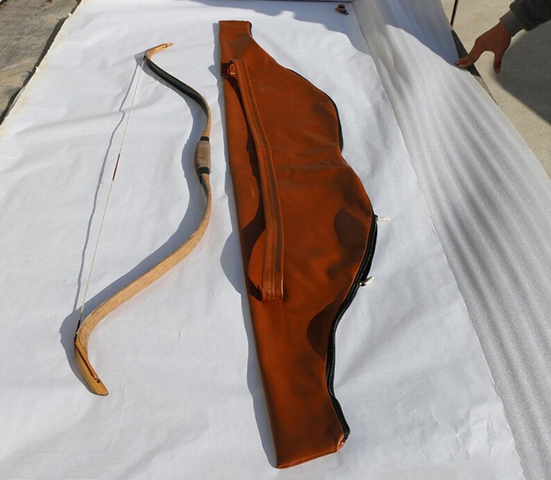 Leather Archery Bow Case Recurve Bow Case Longbow Case Travel Etsy