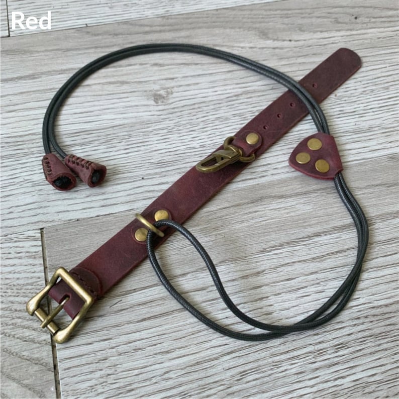 Adjustable archery bow sling leather recurve bow wrist sling Etsy