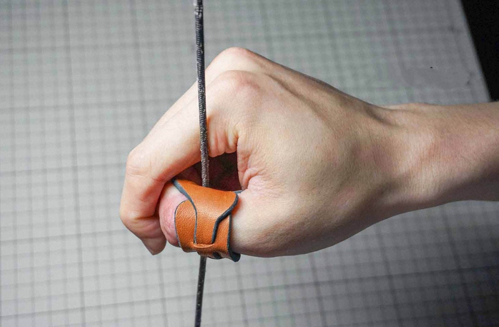 Leather Archery Thumb Ring Gift for Archer Hunter Medieval Etsy