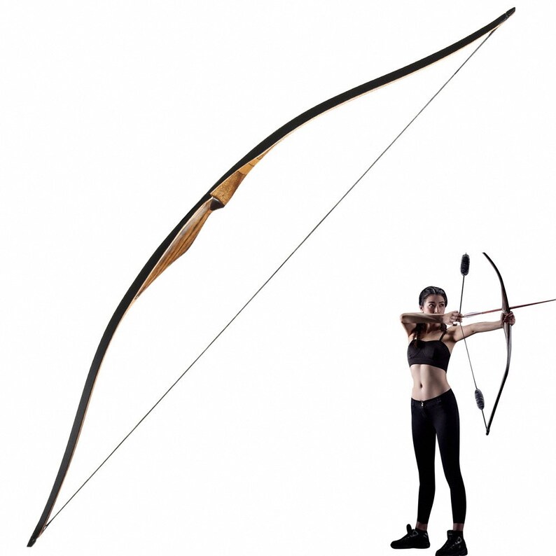 54 2035 Lbs Traditional Longbow Archery Hunting Recurve Etsy