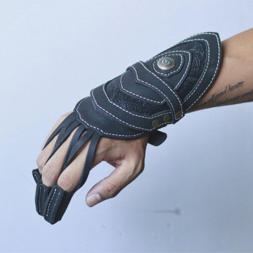 Leather Archery Shooting Glove BRAID Etsy