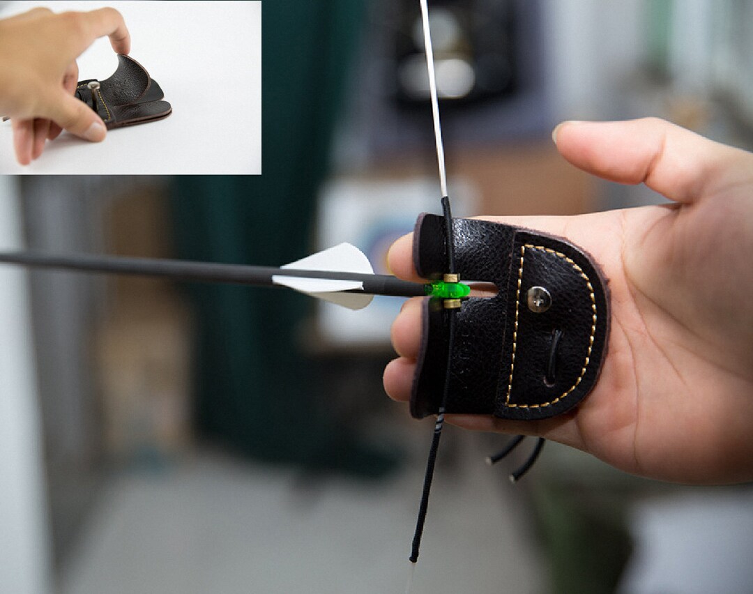 Archery Finger Tab Leather for Traditional Archery Recurve Etsy