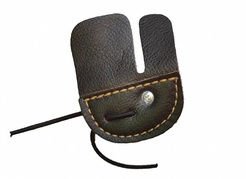 Archery Finger Tab Leather for Traditional Archery Recurve Etsy