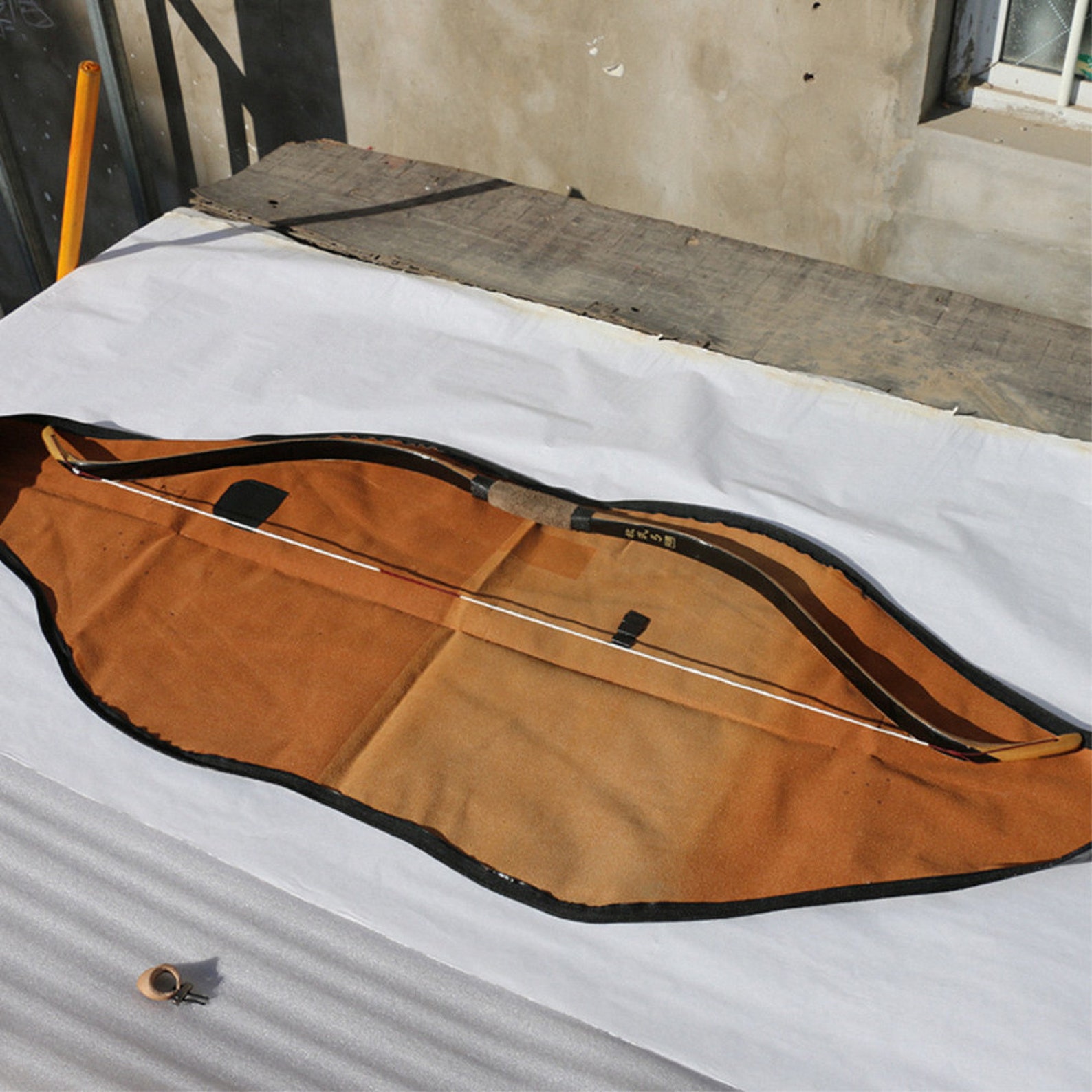 Leather Archery Bow Case Recurve Bow Case Longbow Case Travel Etsy