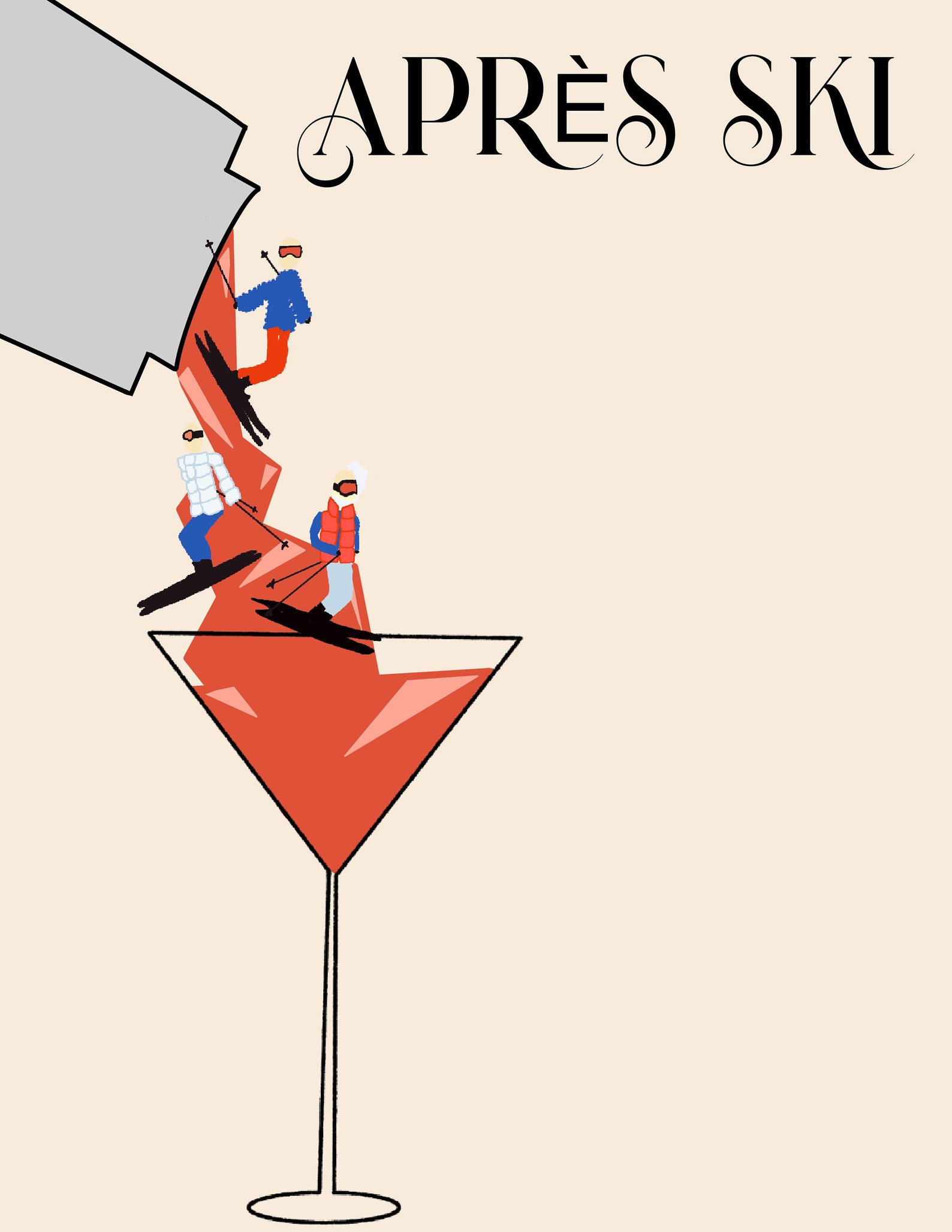 Aprés Ski Wall Art Apres Skiing Wall Art Ski Cabin Winter - Etsy