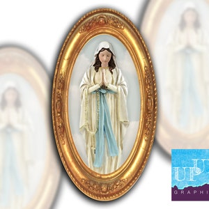 Our Lady of Lourdes sticker - Catholic Stickers - Virgin Mary stickers- Marian sticker- Virgin Mary-Virgen de Lourdes