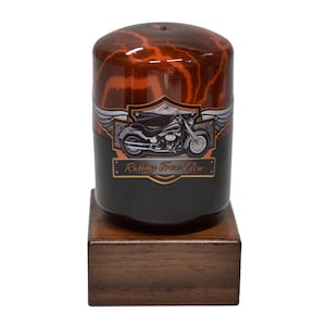 Motorcycle Theme &quot;Riding Free&quot; Keepsake Patented Lightning