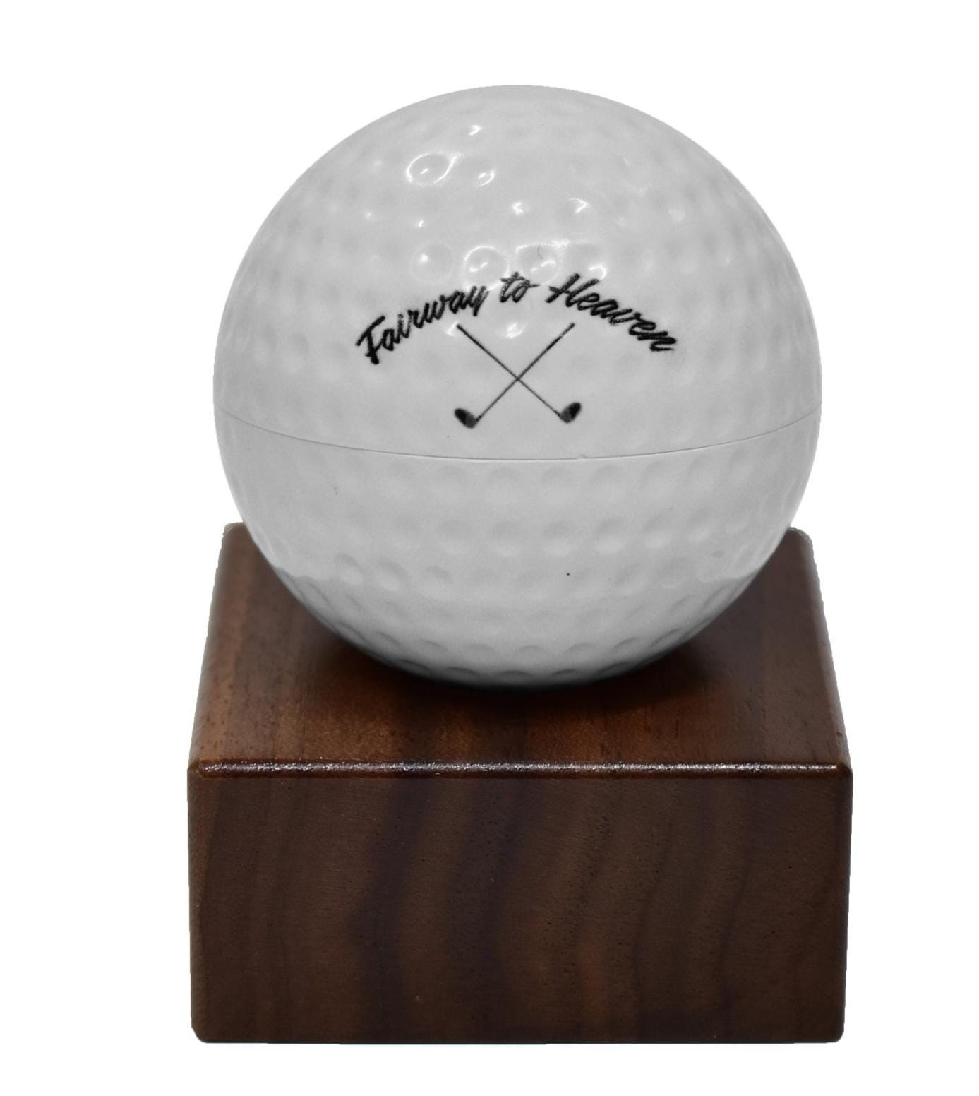 Golfer-Urne Für Asche – Handbemalte Gedenkstätte In Golf-Design Mit Samtbeutel (groß, 200 Cu In)