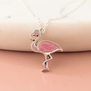 Flamingo light up necklace best sale