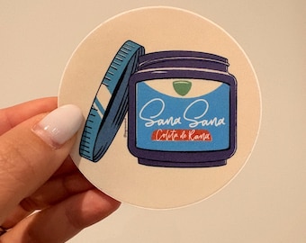 Vicks Sticker, Sana Sana Culito de Rana Sticker, Hispanic Sticker, Latina, Latino, Vicks Vapor Rub Sticker, Vipaporu, Funny sticker, Spanish