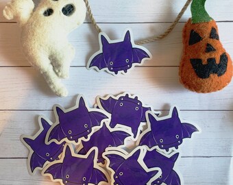 Bat sticker, batty, cute bat, Halloween sticker, Fall sticker, Spooky sticker, Batty sticker, Bat Crazy, Nocturnal, Bats,