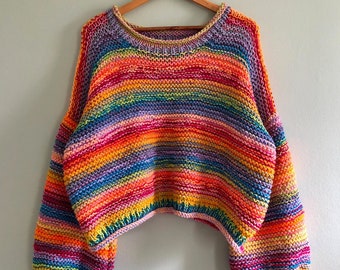 Hand Knitting Pattern - The Daphne Jumper