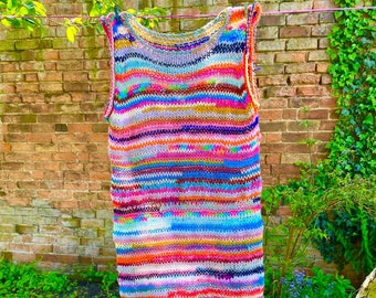 Hand Knitting Pattern - The Andromeda Dress