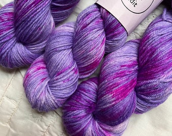 Hand Dyed To Order - Merino Wool Yarn - Space Prince