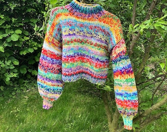 Hand Knitting Pattern - The Saturn Jumper