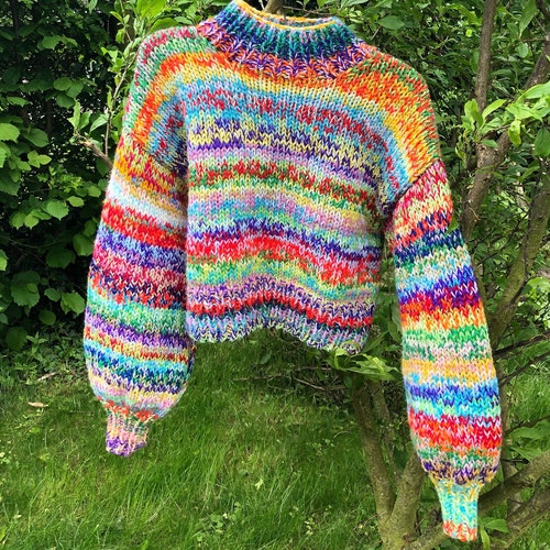 Hand Knitting Pattern the Saturn Jumper 