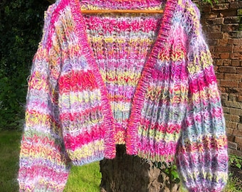 Hand Knitting Pattern - The Oranda Cardigan