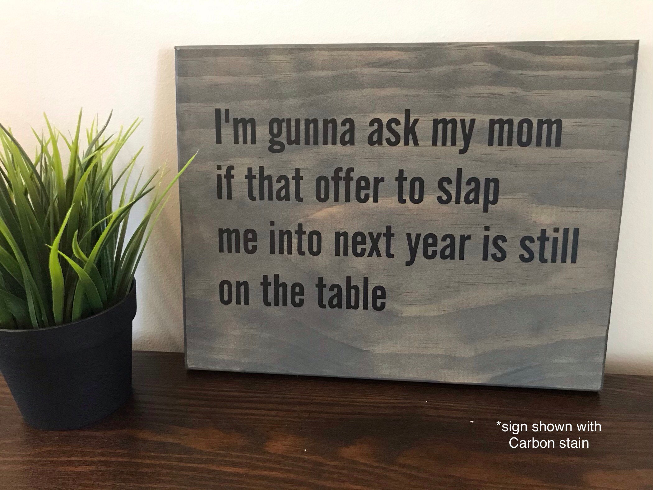 Funny Wall Decor / Funny Wooden Sign / Home Decor / I'm Etsy UK