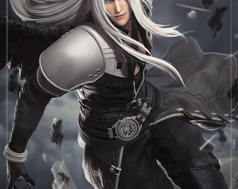 Sephiroth Resin Unpainted Figure