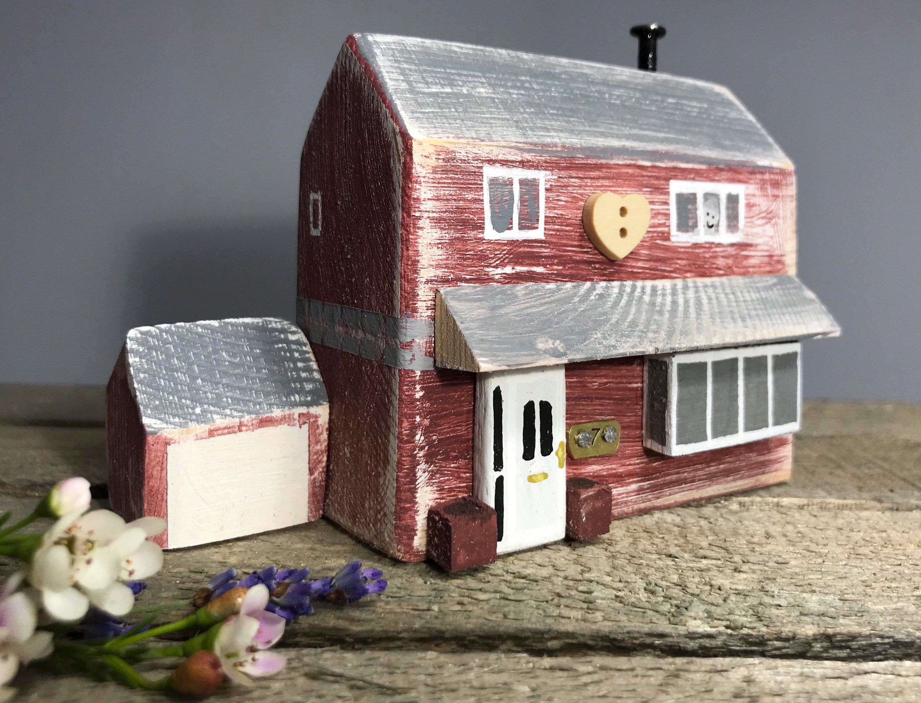 Bespoke custom replica of your house. Miniature wooden model. Etsy